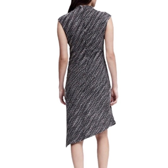 Banana Republic Tweed Mock Neck Sheath Dress Sz 0P - Picture 2 of 8